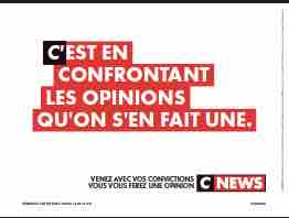 CNEWS lance avec BETC sa première campagne daffichage dans toute la