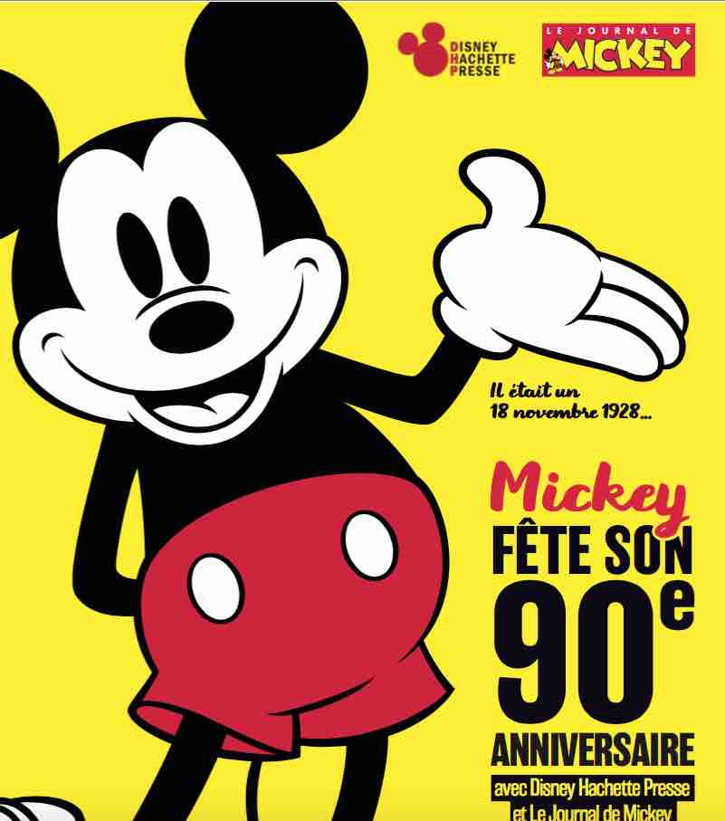 Mickey Fete Son 90eme Anniversaire Chez Disney Hachette Presse Media